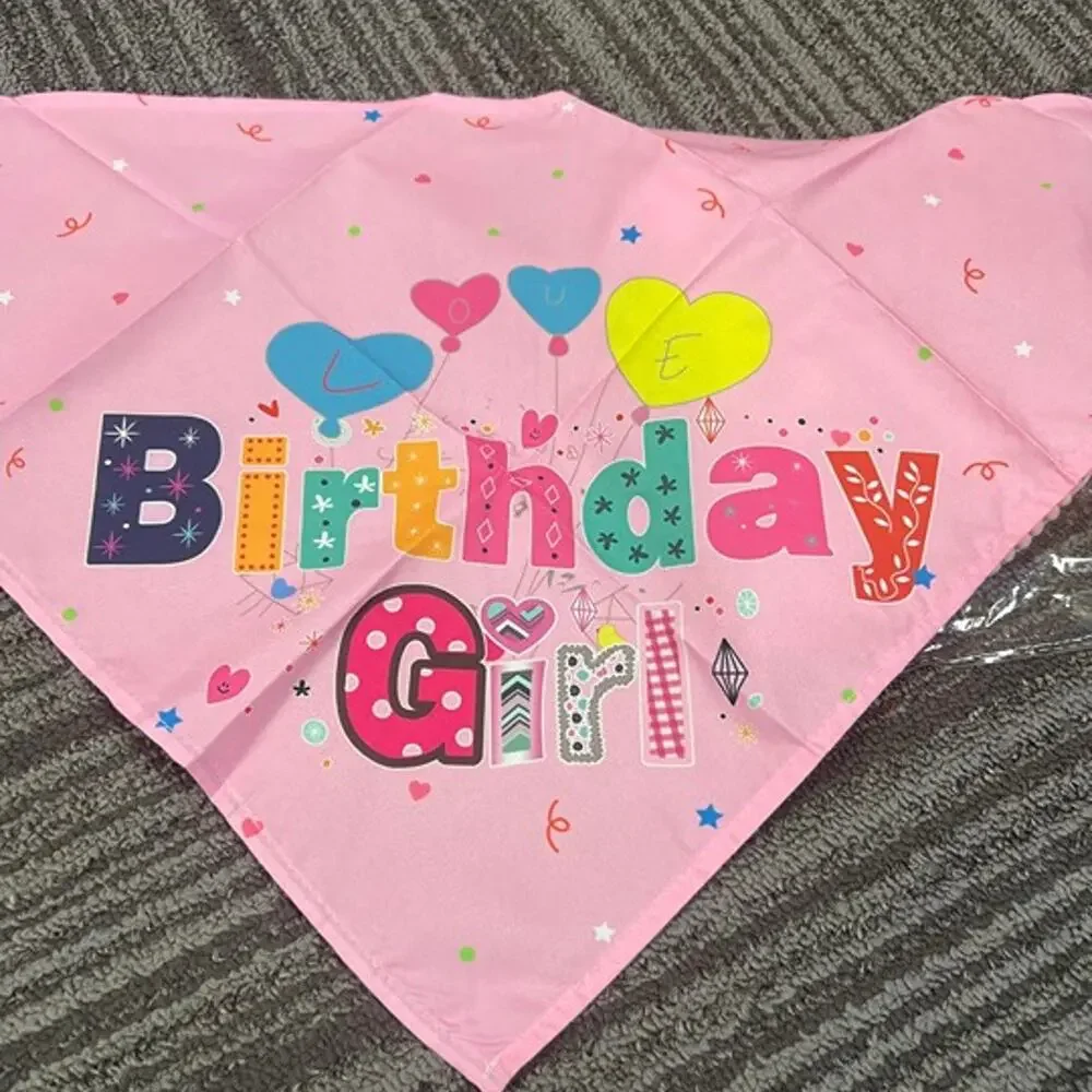 PurrNbark Dog Birthday Bandana Hat with Number Party Supplies Cute Doggy Bandana